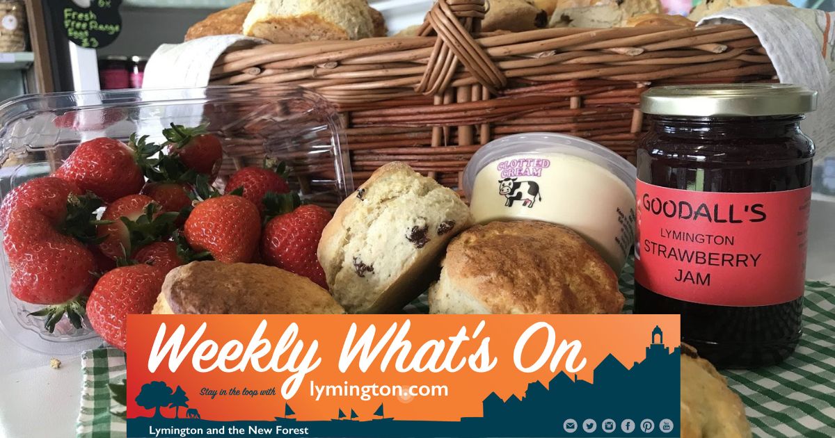 strawberries, scones and jam