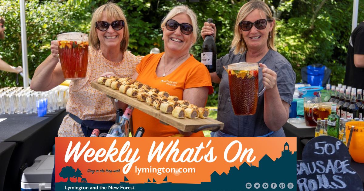 volunteers serving drinks at fete