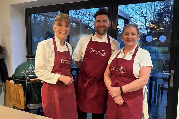 Cookery School team at the Kitchen Chewton Glen 