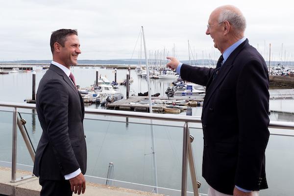 Roger Garlick with Mark Mosimann