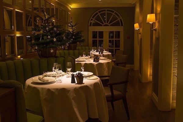 Chewton Glen christmas tables