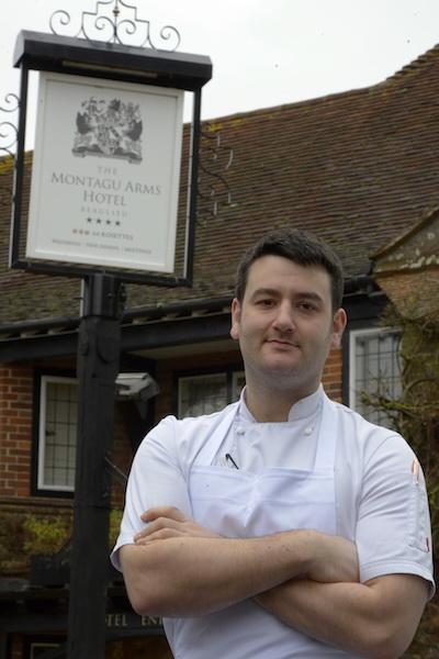 Matthew Whitfield new Head Chef at The Montagu Arms Beaulieu New Forest