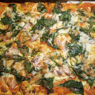 real food puff pastry pizza